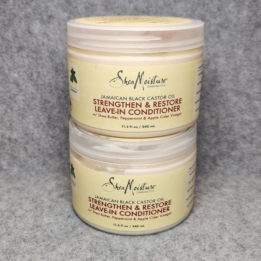 (2) SheaMoisture Jamaican Black Castor Oil Strengthen & Restore Treatment Masque